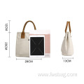 2022 Wholesale High Quality Canvas Bags Casual Fashion Handbags For Women Man Plain Blank Canvas Tote Bags